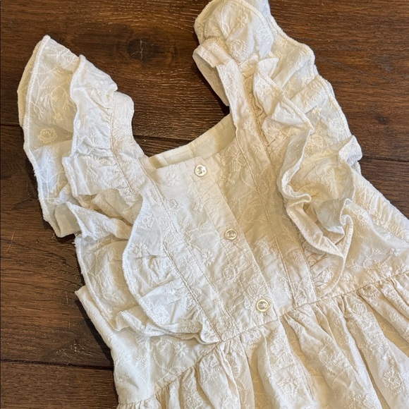 Noralee - Girls Cream Ruffle Rosemary Dress - Size: 8Y - Picture 7 of 9